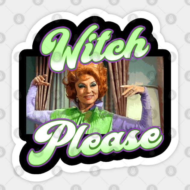 Endora Witch from Bewitched Sticker by hauntedjack